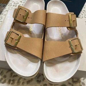 Pappilio by Birkenstock.  Size 42.  Worn once.  Like new